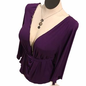 LaROK Luxe Sexy Purple Top